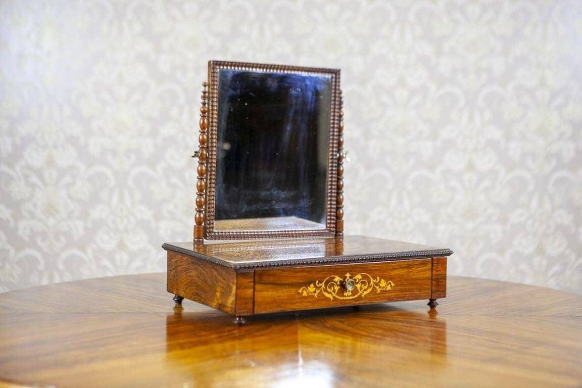 Antique Inlaid Rosewood Dressing Table, 1910s