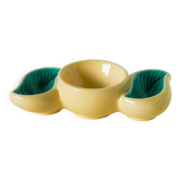 Présentoir à condiments en barbotine Verceram vert, 1960