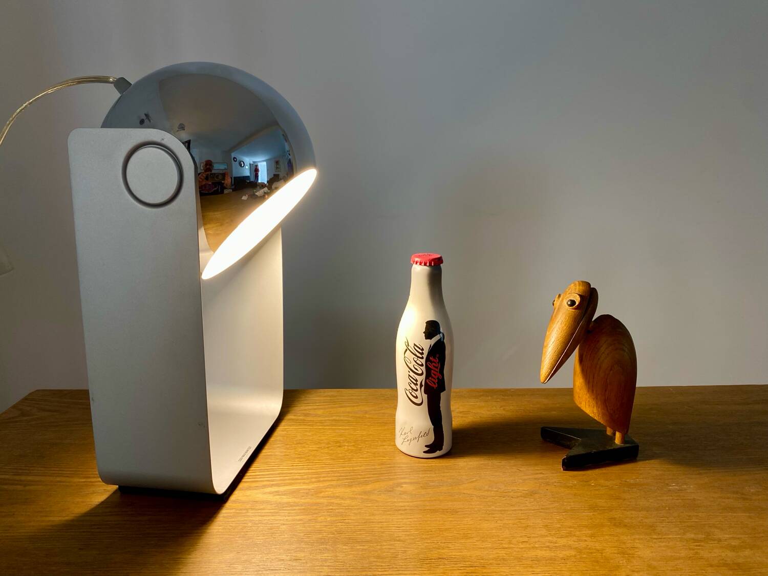 Vintage 90s eyeball desk lamp massive Belgium