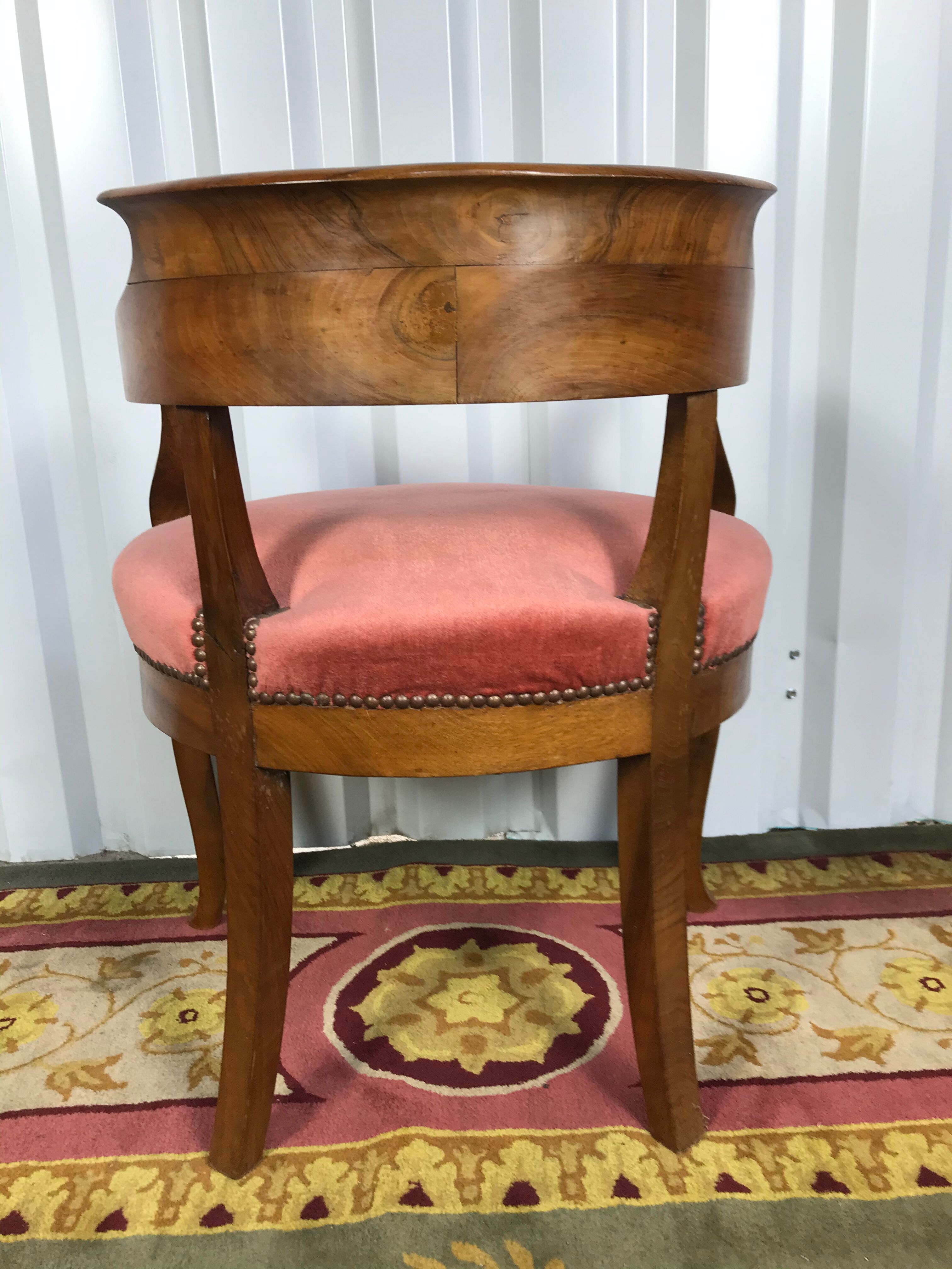 Restoration office armchair Louis Philippe