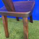 Paire de chaises rustiques en T, orme massif Aranjou,