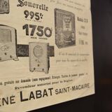 Poster "Grand Concert" - City of Saint-Macaire - 1934