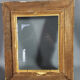 Old frame carved gilded wood 38x32 cm, leafing 26.3x20.3 cm