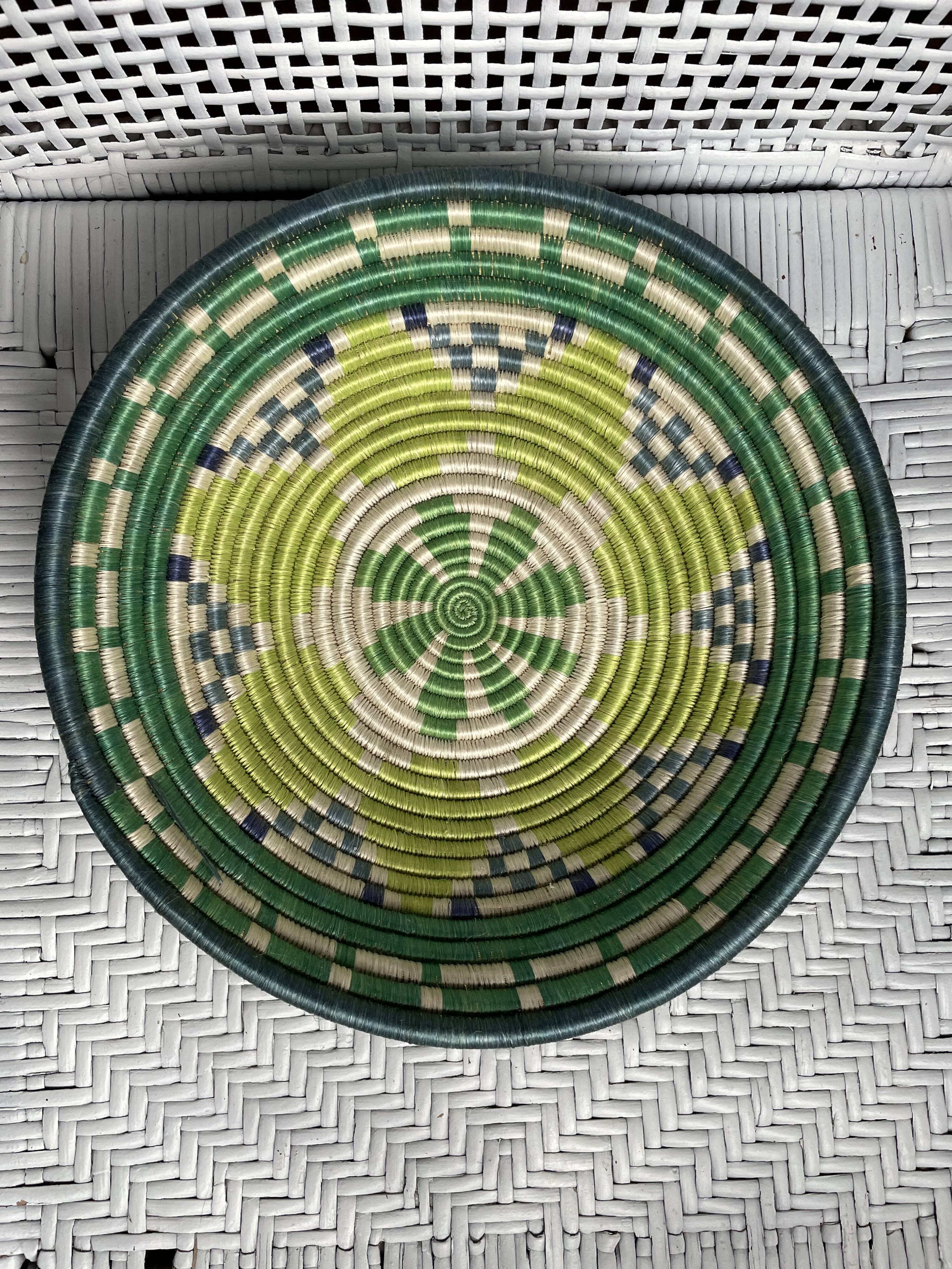 African spiral fruit basket