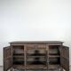 Brutalist sideboard in the spirit of Dudouyt.
