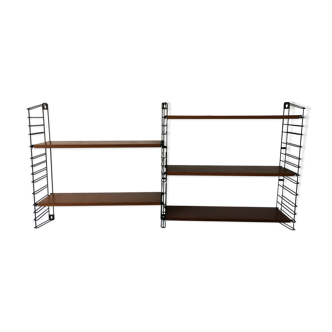 Wall shelves teak Tomado Holland 60s