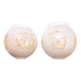 Paire de globes pour luminaires