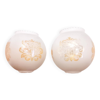 Paire de globes pour luminaires