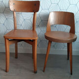 Lot de 2 chaises bistrot Baumann
