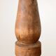 Lampe XL en bois avec abat-jour en lin