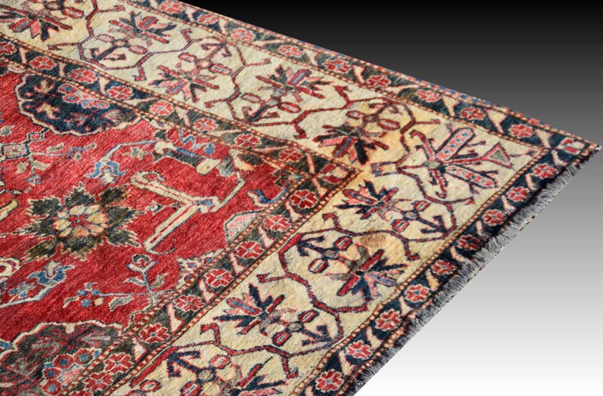 Tapis d'orient Ghazni : 3,20 x 2,20 mètres - Fait main