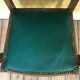 Fauteuil bridge vert années 50