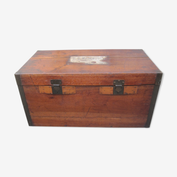 Old large travel trunk