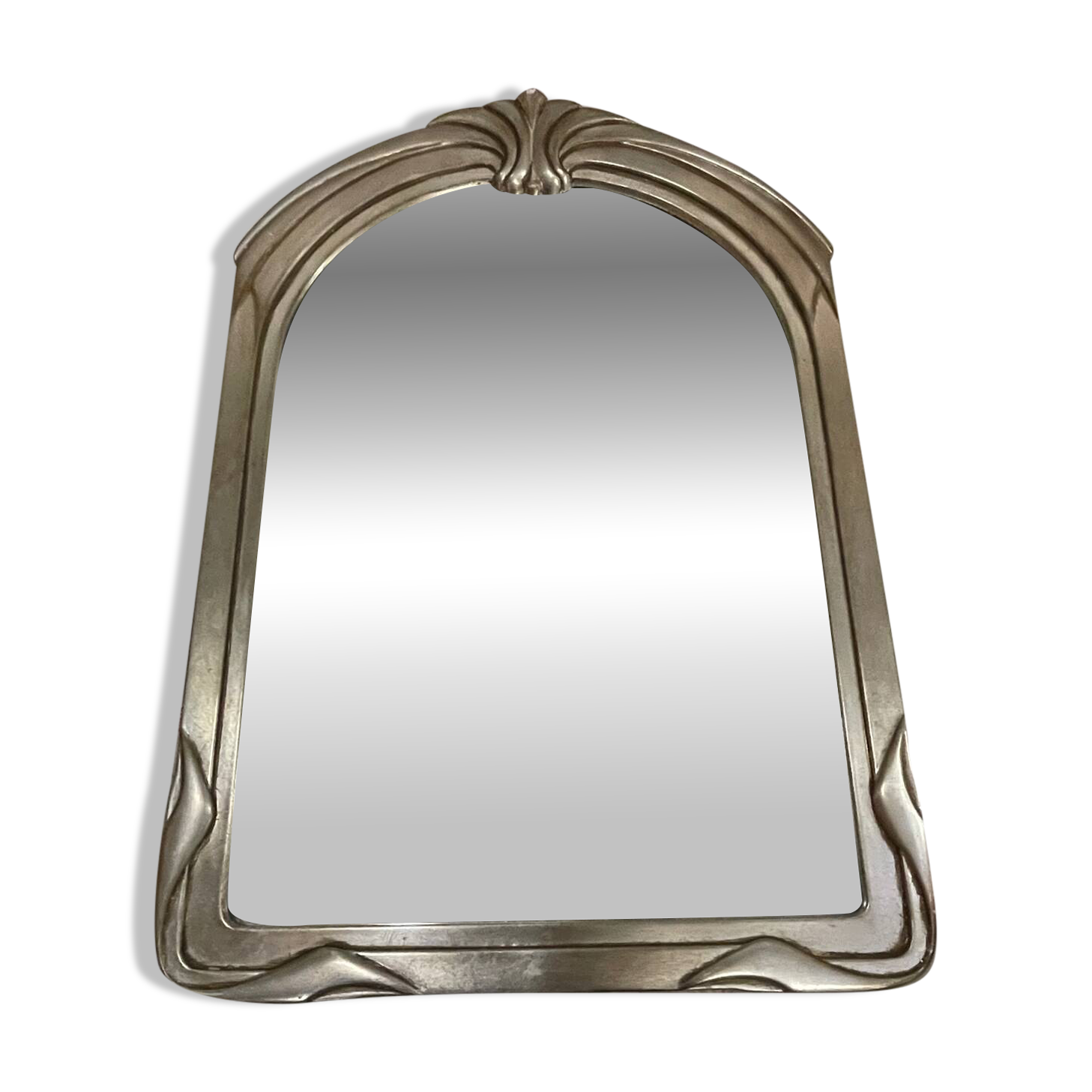 Vintage mirror by Deknudt in Art Nouveau style, 1970s.