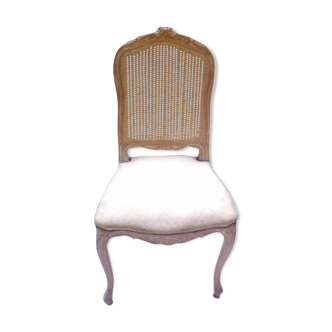 Chaise et dossier canné
