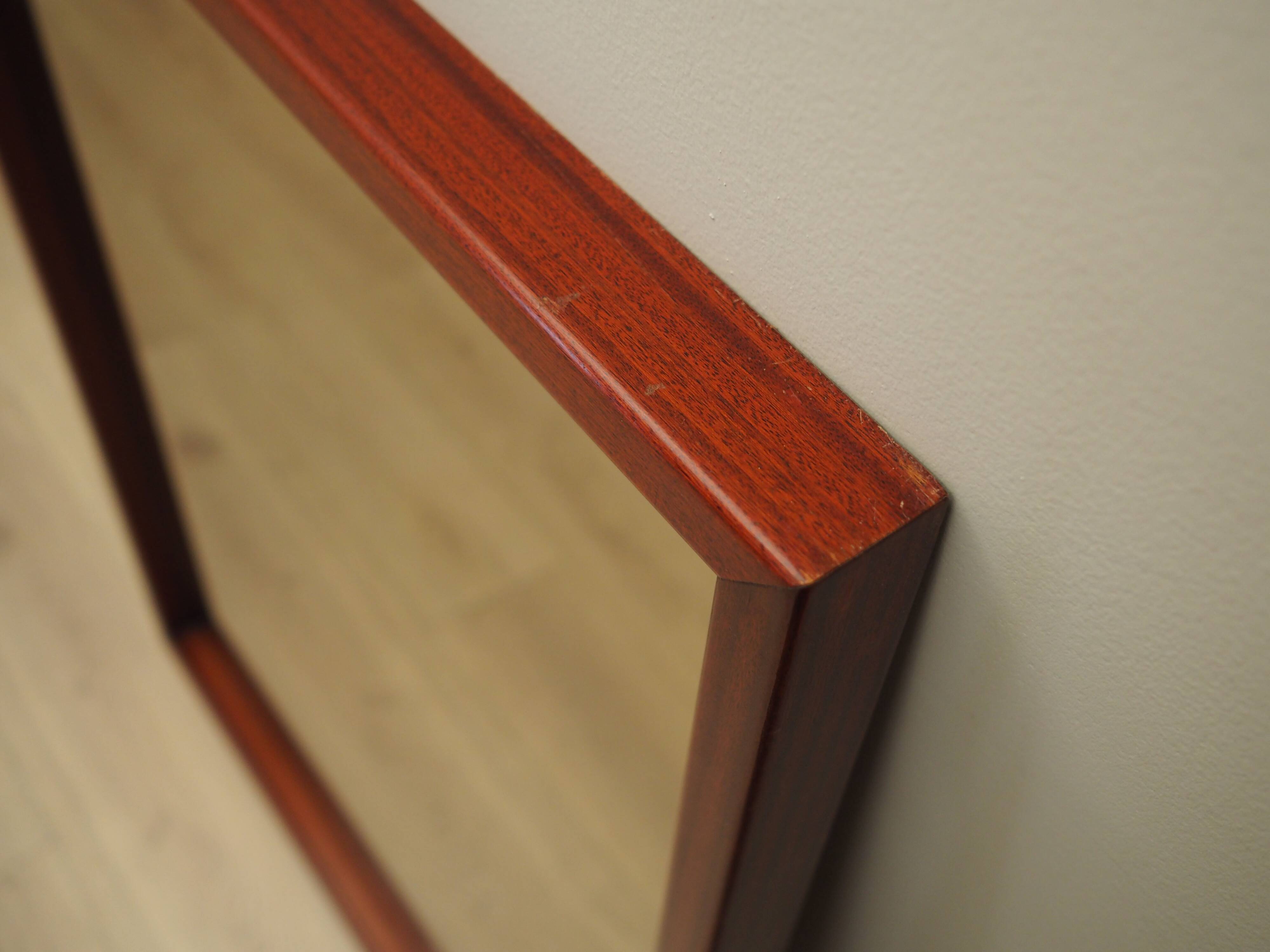 Graphite mirror, Danish design, 1970s, production: Denmark