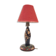Wooden bedside lamp