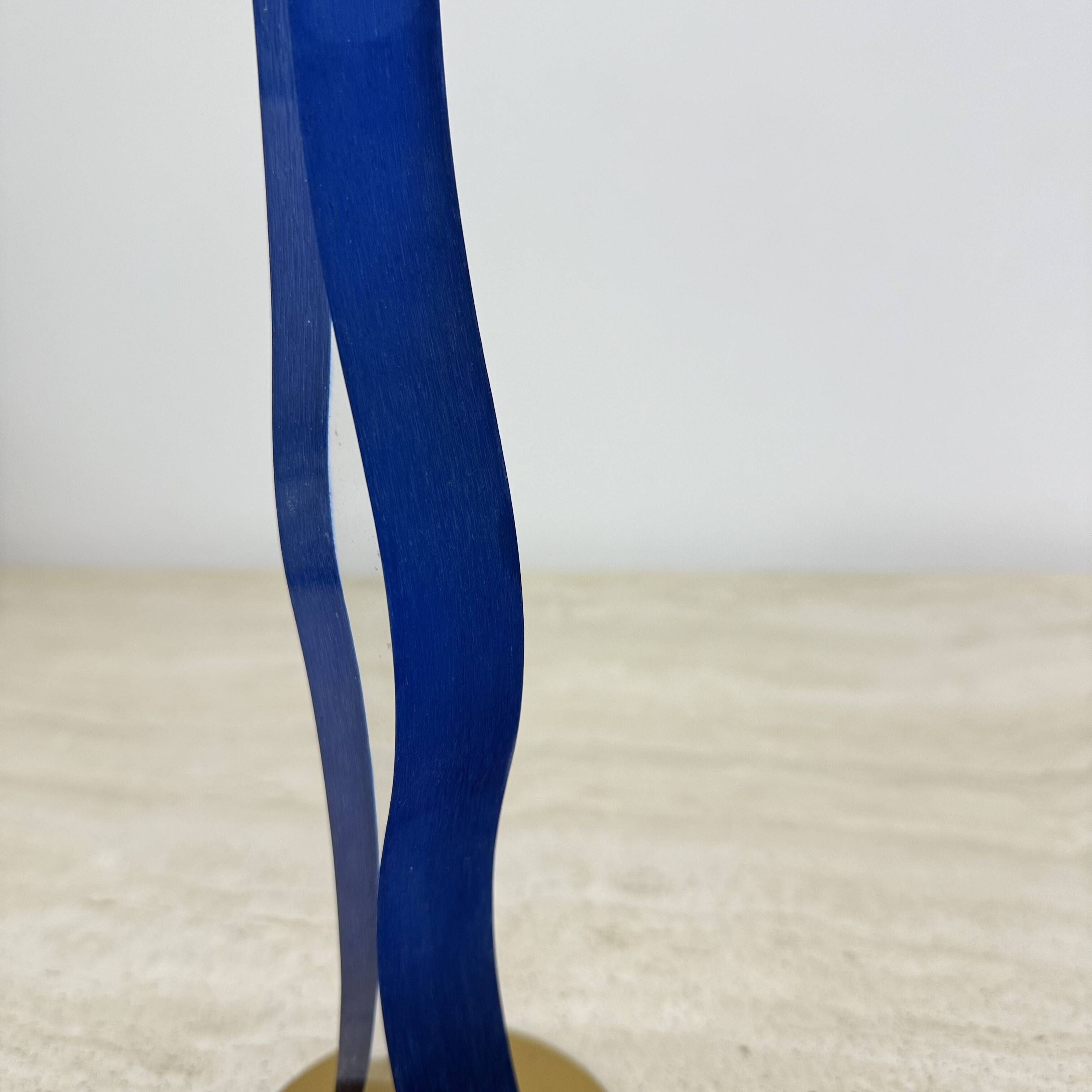 Lucite Cec Lepage style lucite candle stick , 1980s