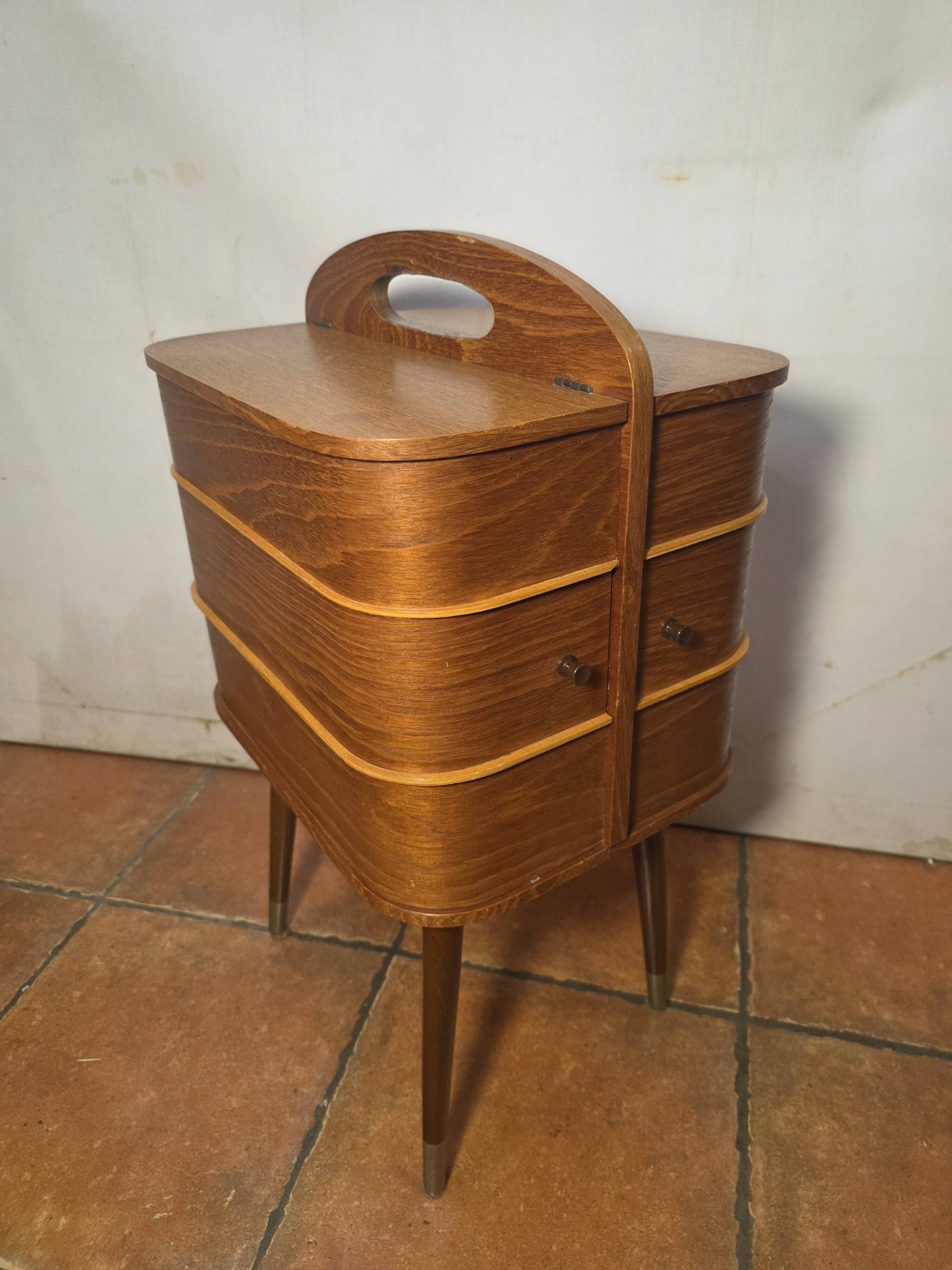 Scandinavian Teak Worker, Danish Design, 1960s