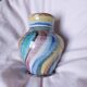Multicolored vase Montigny sur Loing