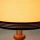 Lampe de table bohémienne années 60, lampe de chevet en bois space age