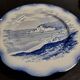 Sarreguemines earthenware plate with Marine decor late 19th century early 20th century