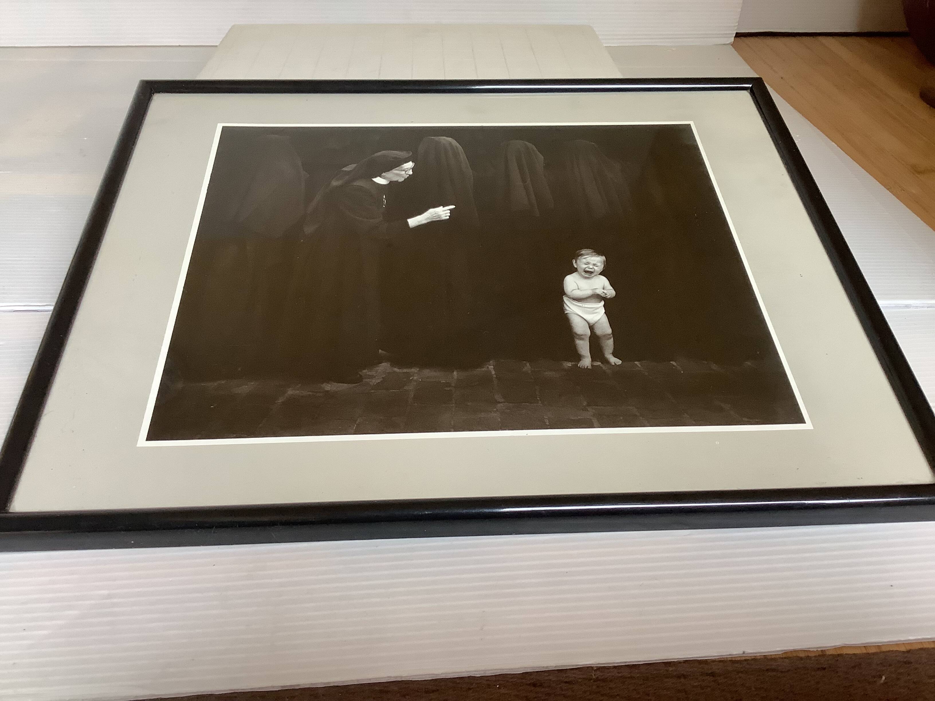 Photo frame entitled please be silent by Pedro Luis Raota