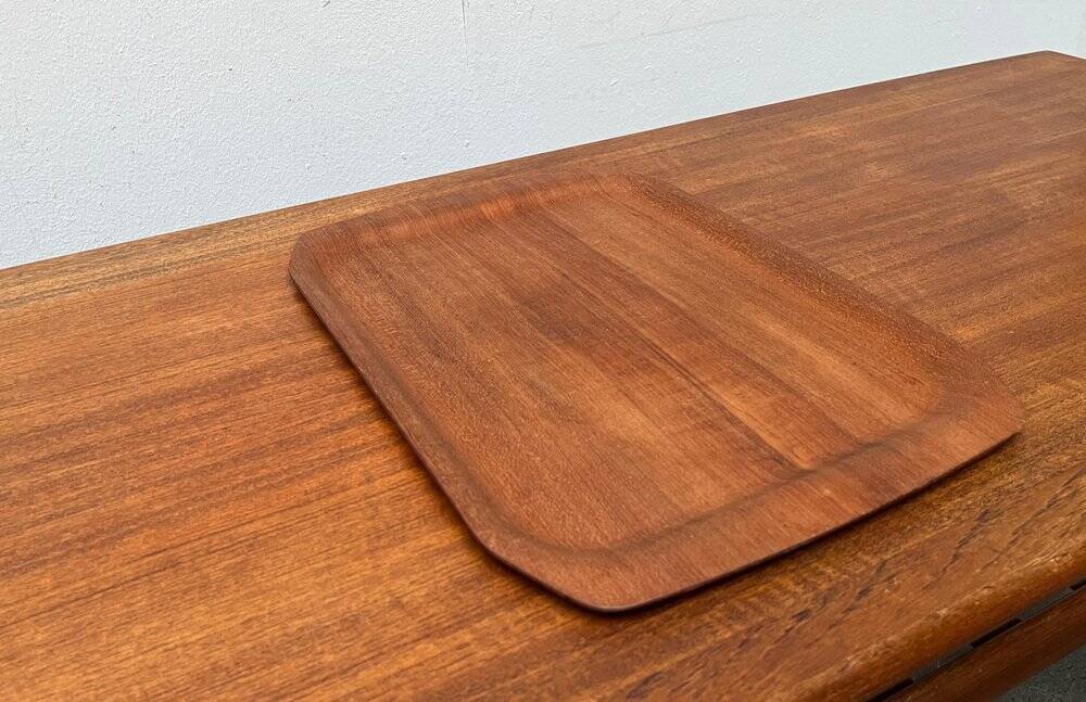 Scandinavian teak plateau from the mid-century, 1960s.