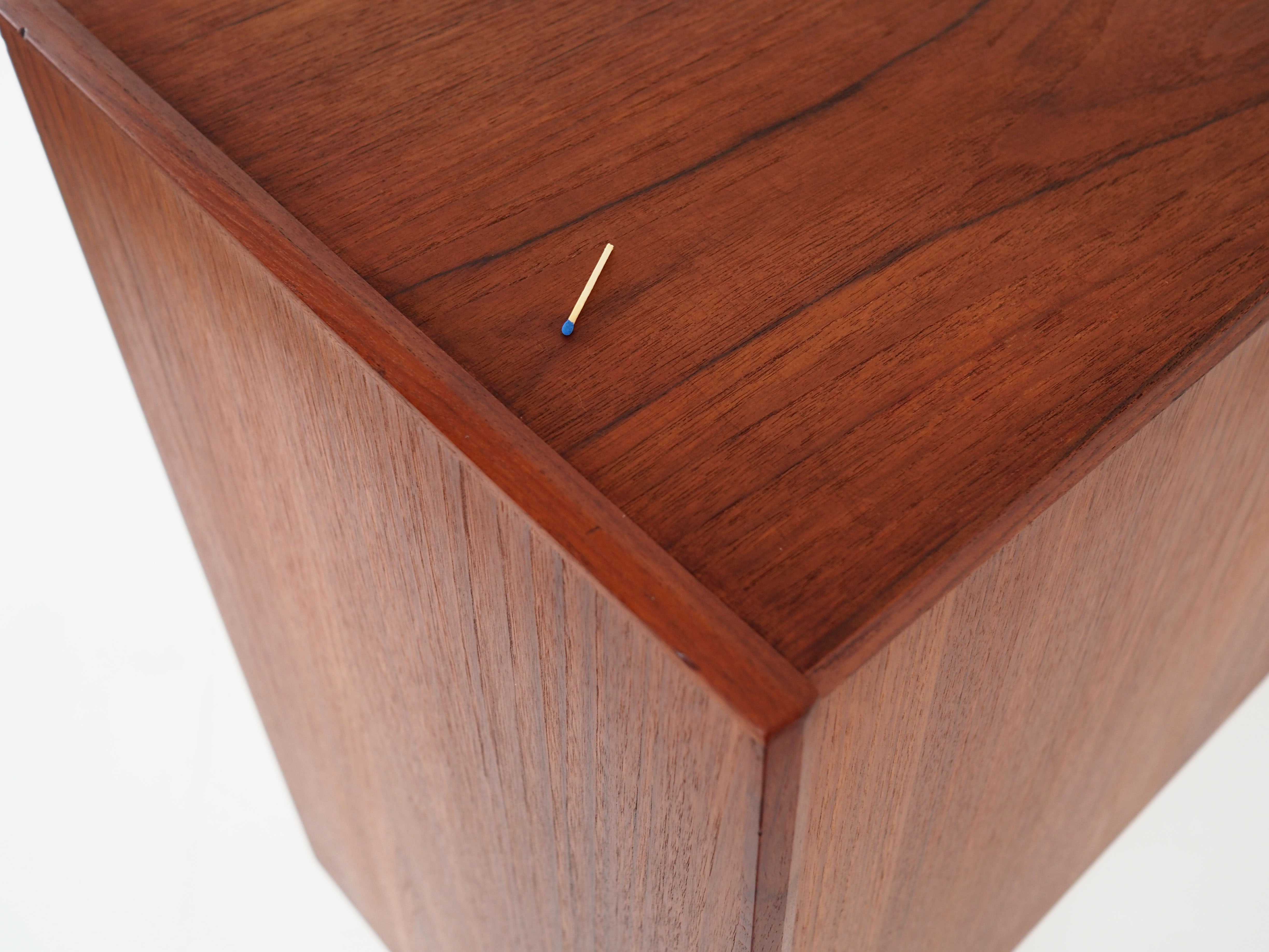 Teak highboard Danish design 1980s