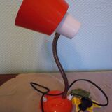 Lampe à poser inclinable en métal, années 70