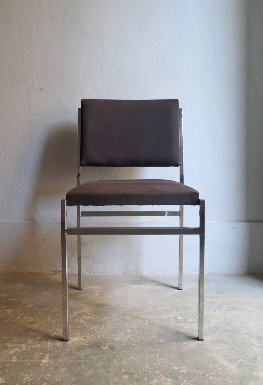Chrome metal chair, 1960s