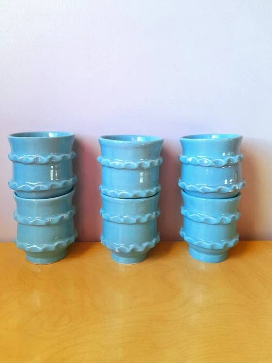 Yvon Roy ceramic mugs