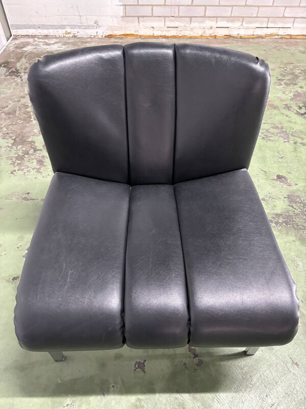 Fauteuil en cuir de Hans Eichenberger pour Girsberger, 1960