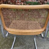 Suite of 4 vintage Chairs model Cesca designed by Marcel Breuer Design