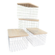 4 paniers de rangement