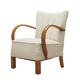 Oak armchair, Art Deco, 1950s, made in Denmark