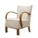 Oak armchair, Art Deco, 1950s, made in Denmark