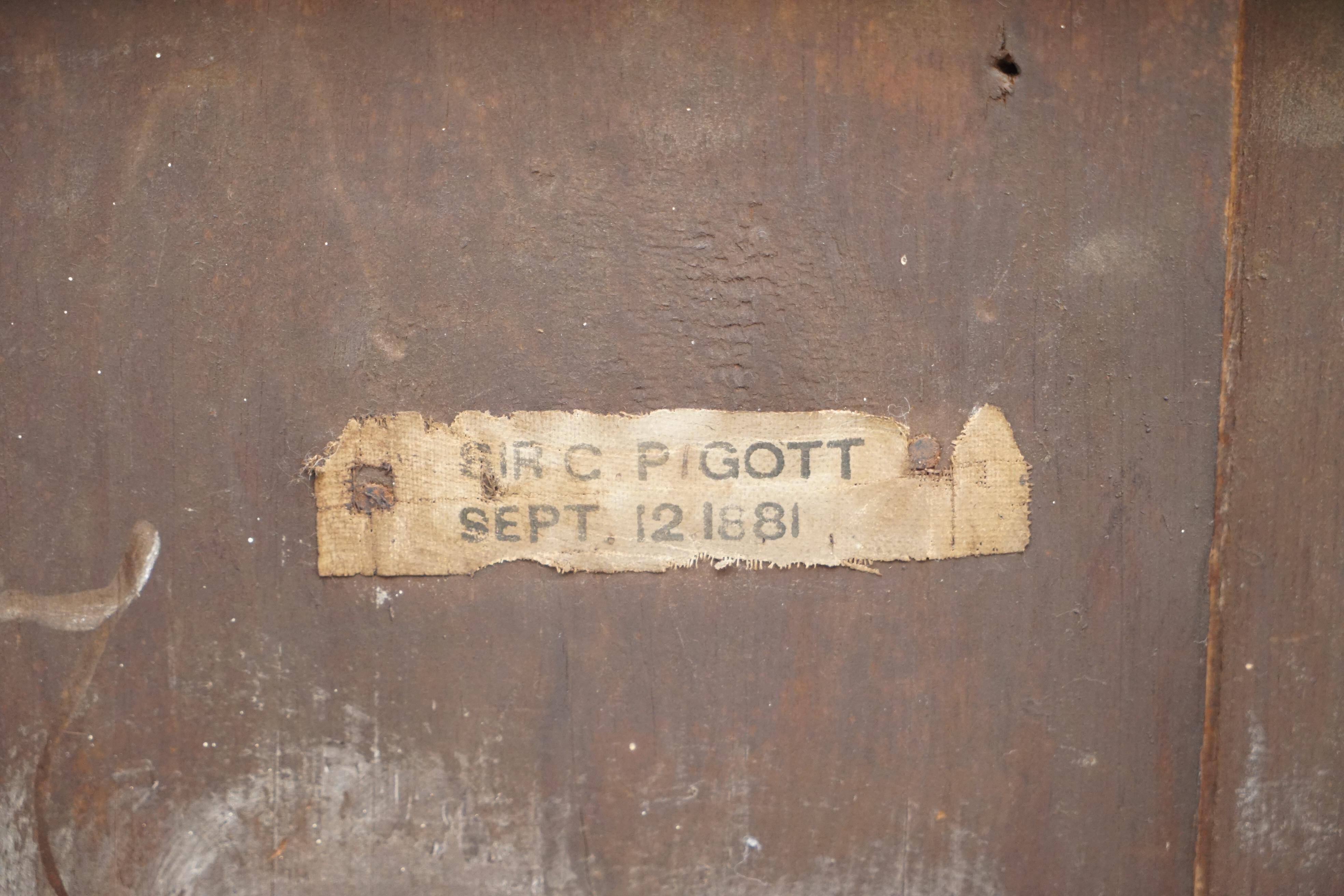 Military commode Howard & Son 1881 by Sir C Pigott