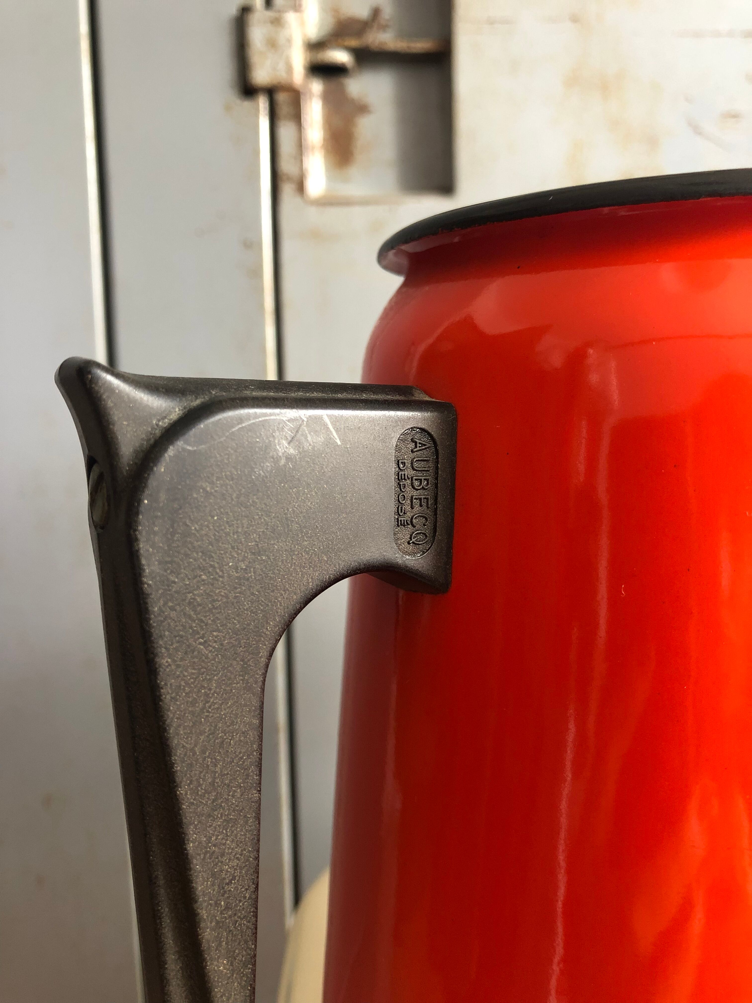 Aubecq enamelled coffee maker