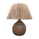 Lampe en grès vintage signée