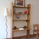 Birch plywood bookshelf, desk top.