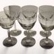 6 Art Deco water glasses