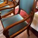 4 chairs and 2 armchairs in cherry wood
