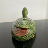 Candy ceramic jar with empty lid pocket