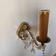 Venetian wall sconce, glass sconce, brass, pendants.