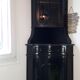 Corner furniture, black Italian notch