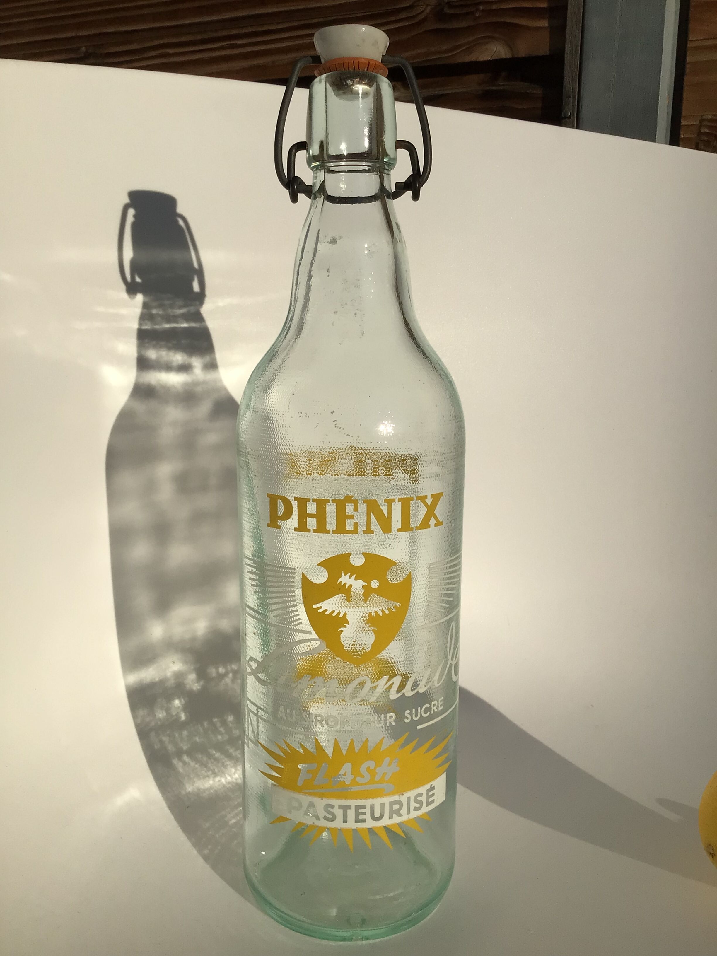 Bouteille hermétique Phénix limonade 1l sérigraphie jaune