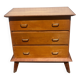 oak commode with tapered legs 1950