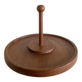 Plateau à condiments en teck vintage