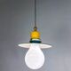 Metalarte XL "Bulb" ceiling pendant, white opaline glass, Spain, 1970s
